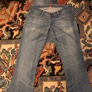 Earnest Sewn Hefner .05 Milk Blue Boot Cut Jean 30